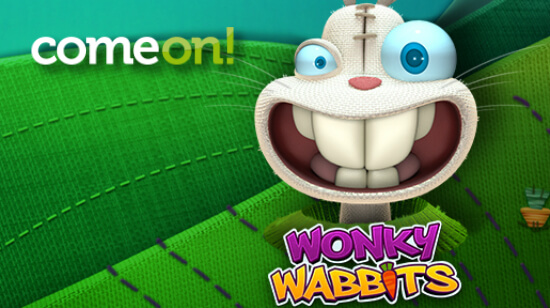 10 Free Spins on Wonky Wabbits at ComeOn! Casino