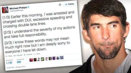 Michael Phelps Arrested For DUI after Gambling Binge in Baltimore