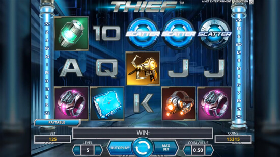 New from NetEnt – Thief