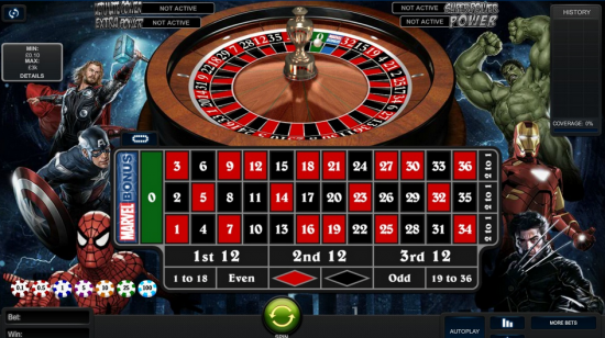 Playtech launches Marvel Roulette