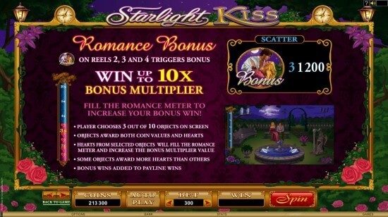 Starlight Kiss at Jackpot City Casino