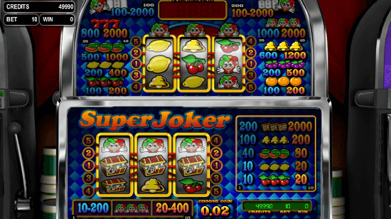 Take a spin (or more) at 7Red’s mobile Super Joker slot