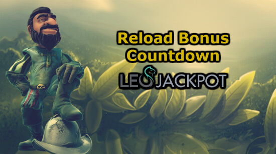 LeoJackpot Reload Bonus Countdown