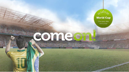 Get your Tickets for ComeOn!’s  100,000 World Cup Lottery!