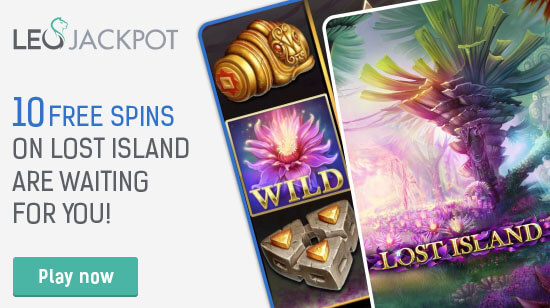 Get 10 Free Spins on the New Lost Island Slot at LeoJackpot