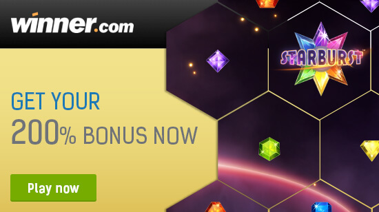 Get a 200% Welcome Bonus at Winner and Play Great NetEnt Games!