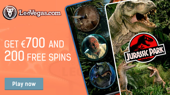 700, 200 Free Spins, and the New Jurassic Park Slot at LeoVegas