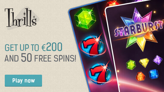 Get an Exclusive  200 Bonus Offer from Thrills!