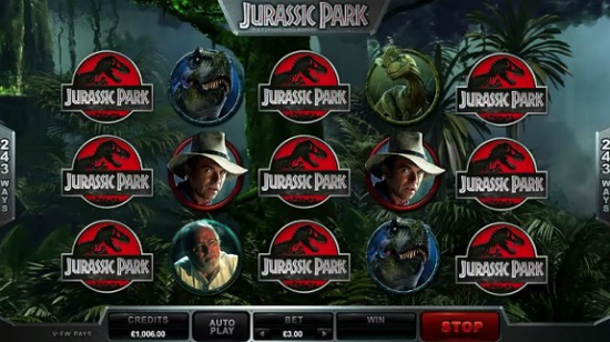 Jurassic Park Video Slot Launches