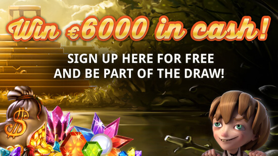 Sign up and Win  6,000 with Casino Daily News!