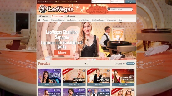 LeoVegas Launches Branded HD Quality Live Casino